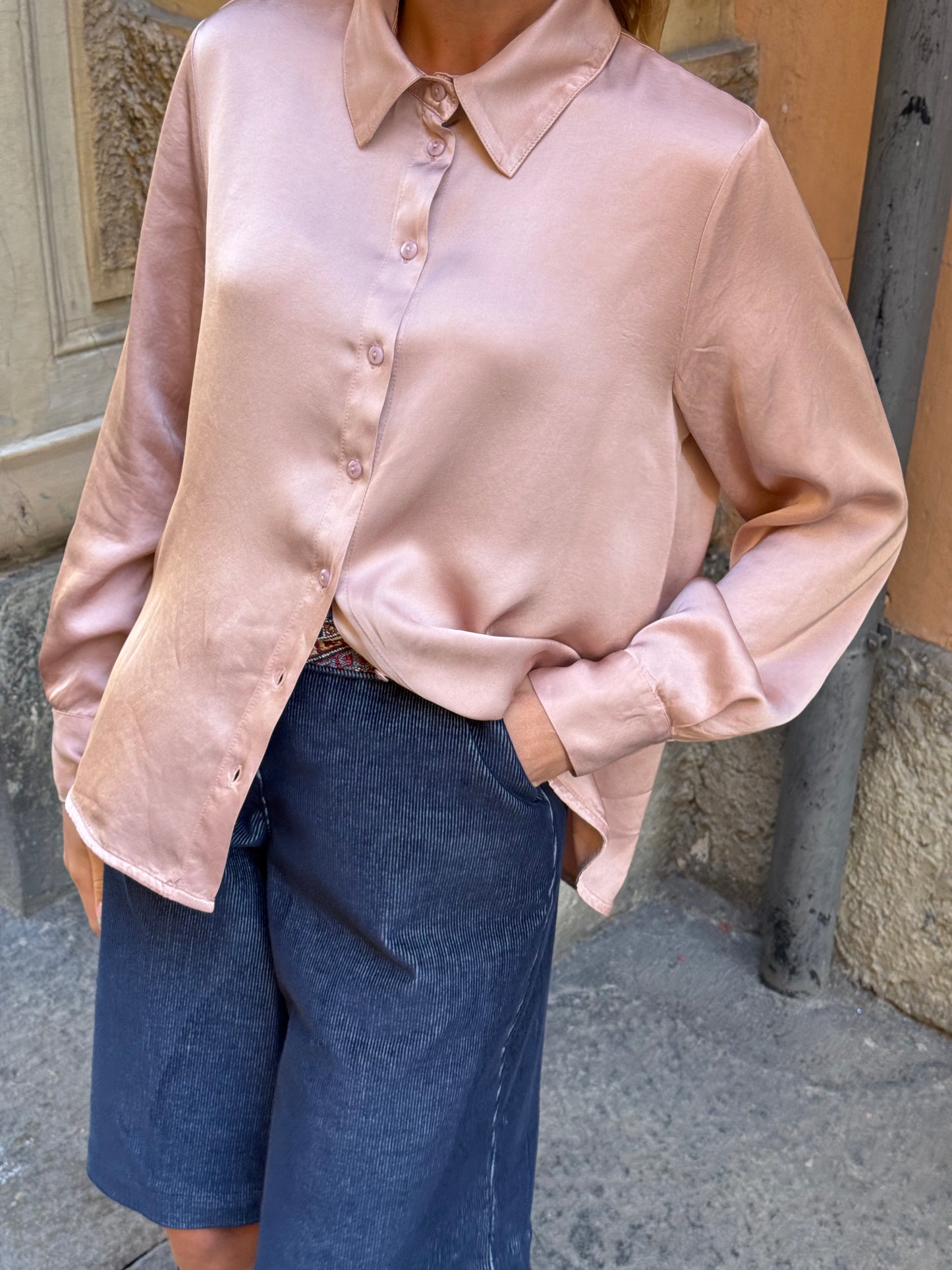 Camicia Raso Soft Pink