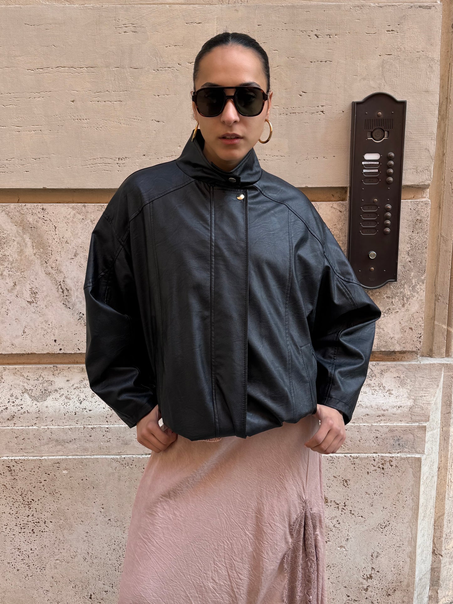 Giubbotto Kong Bomber| Nero