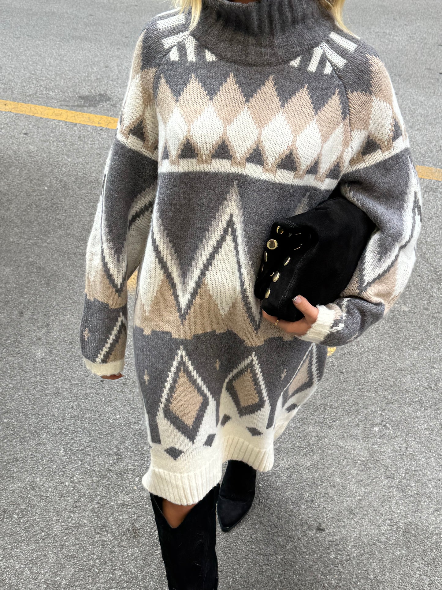 Abito Loom Geometrico