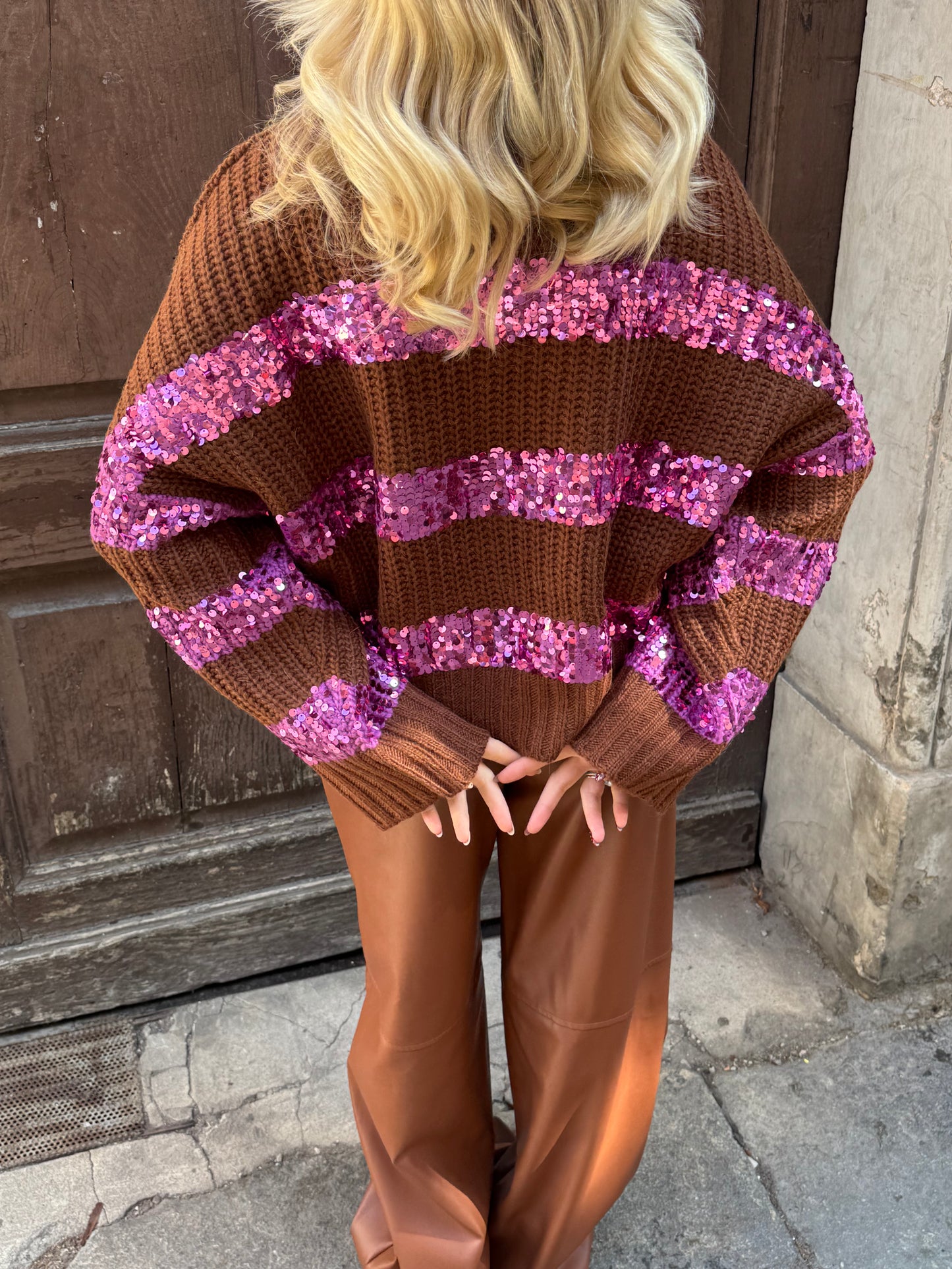 Maglia Sparkly Ruggine