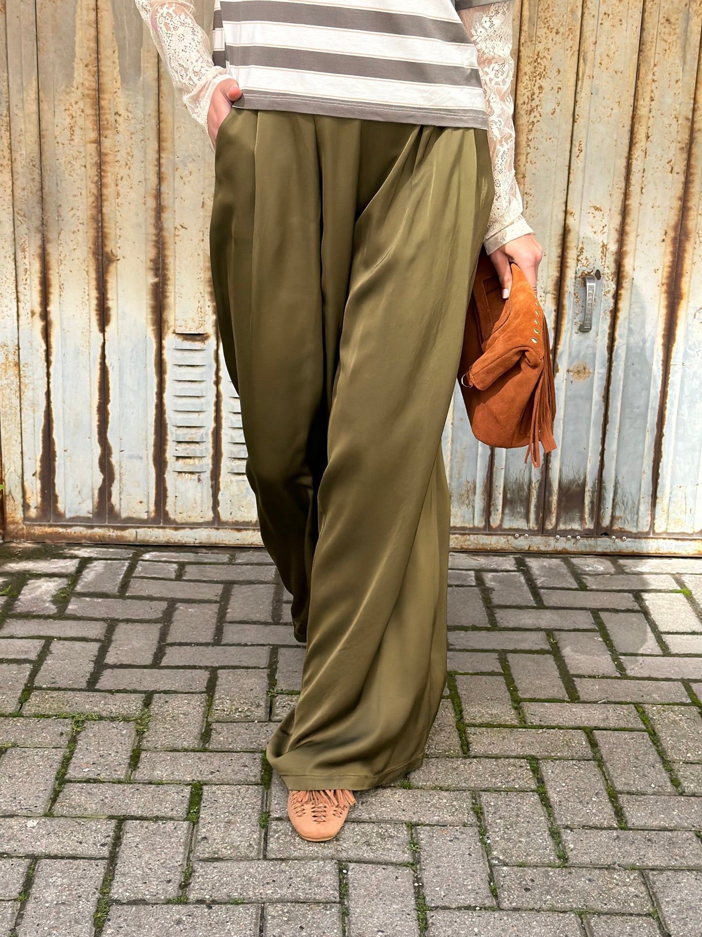Pantalone Fluid Oliva