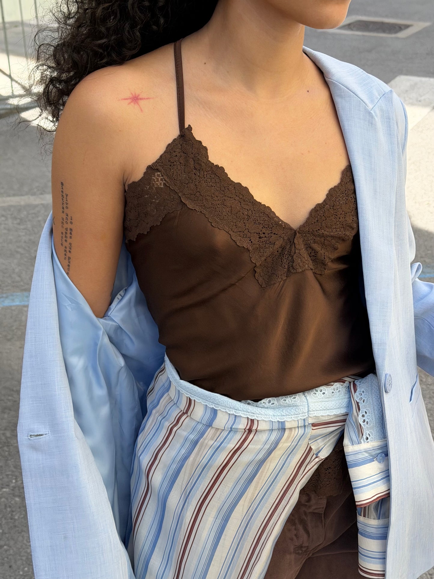Top Satin | Cacao