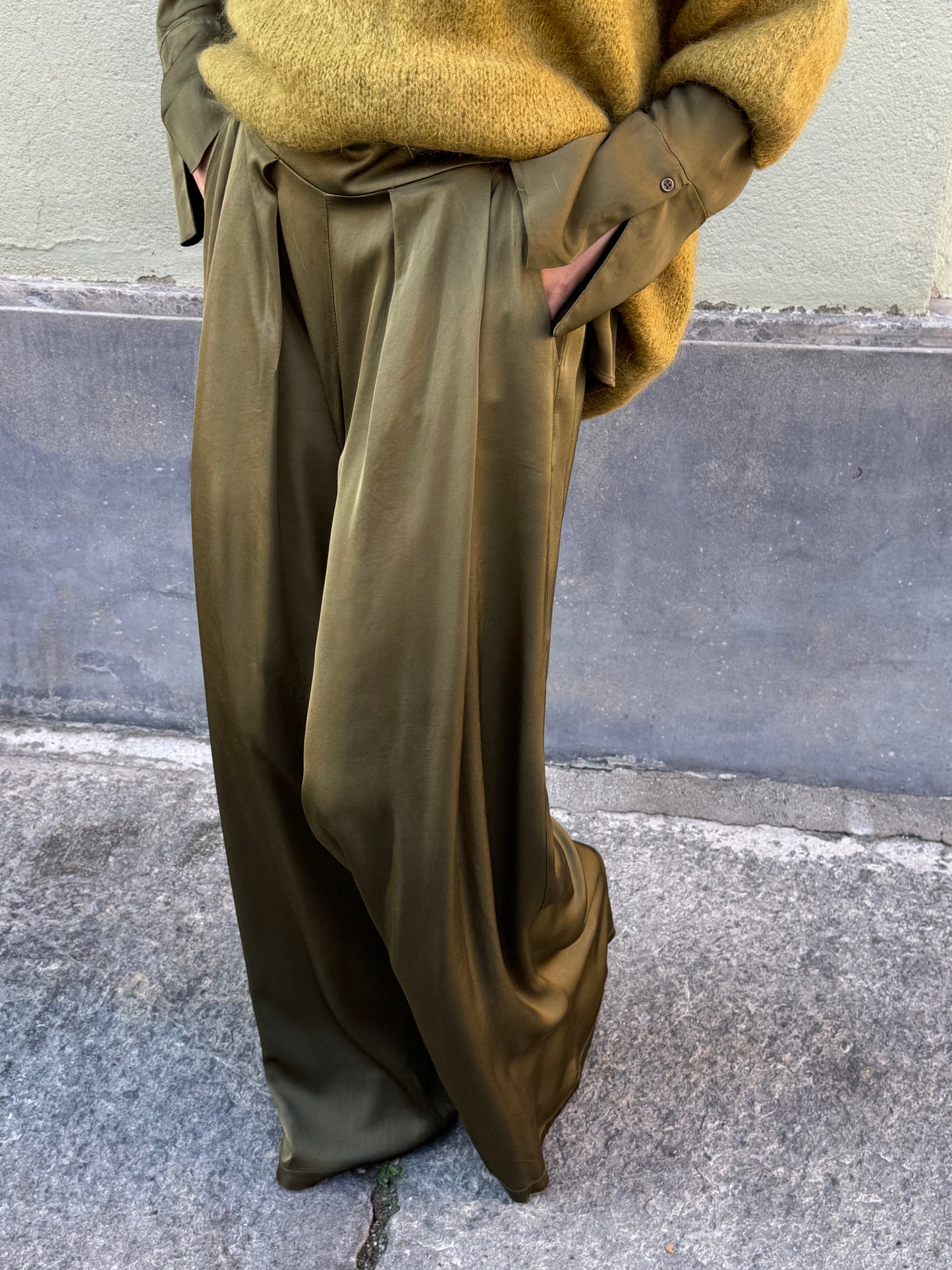 Pantalone Fluid Oliva