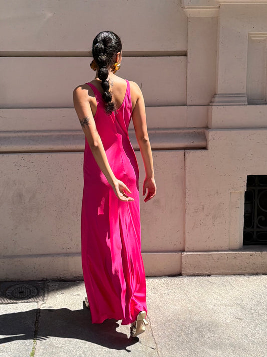Abito Lora | Fuscia