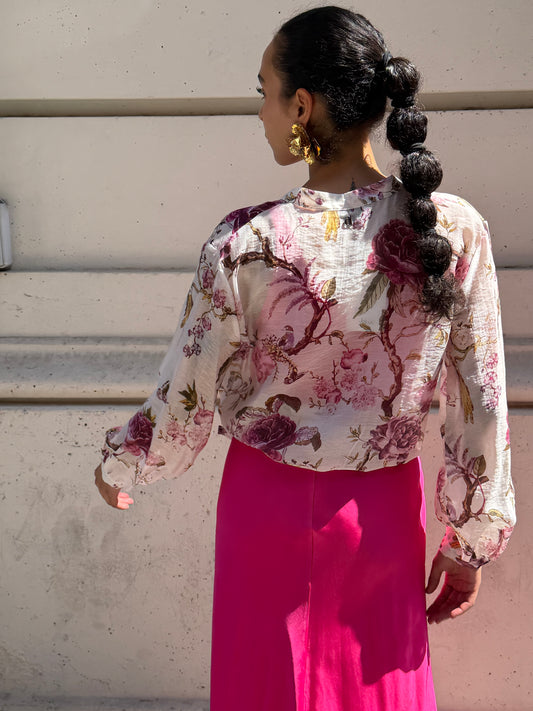 Camicia Peonie