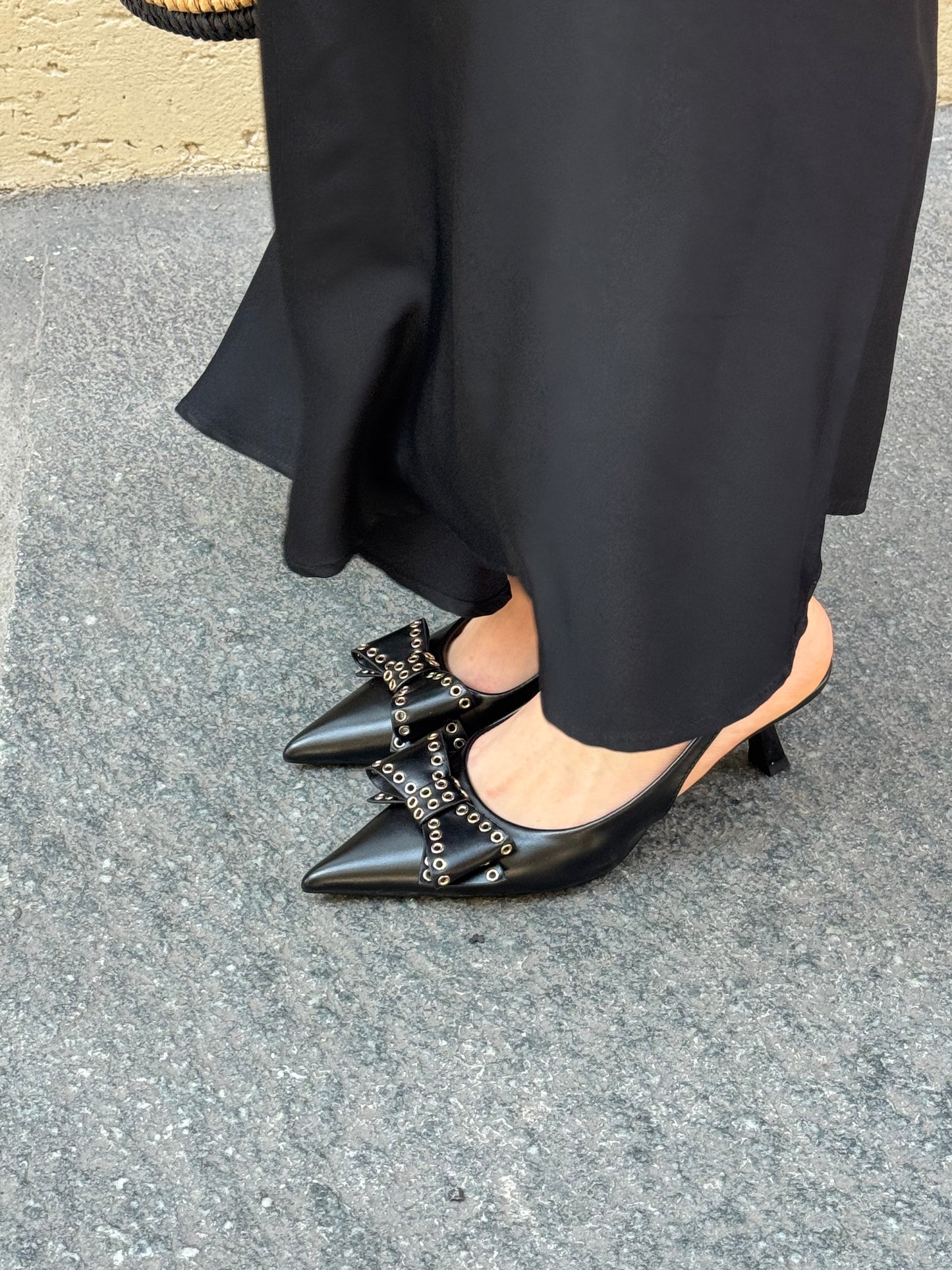 Slingback Fiocco - Nera