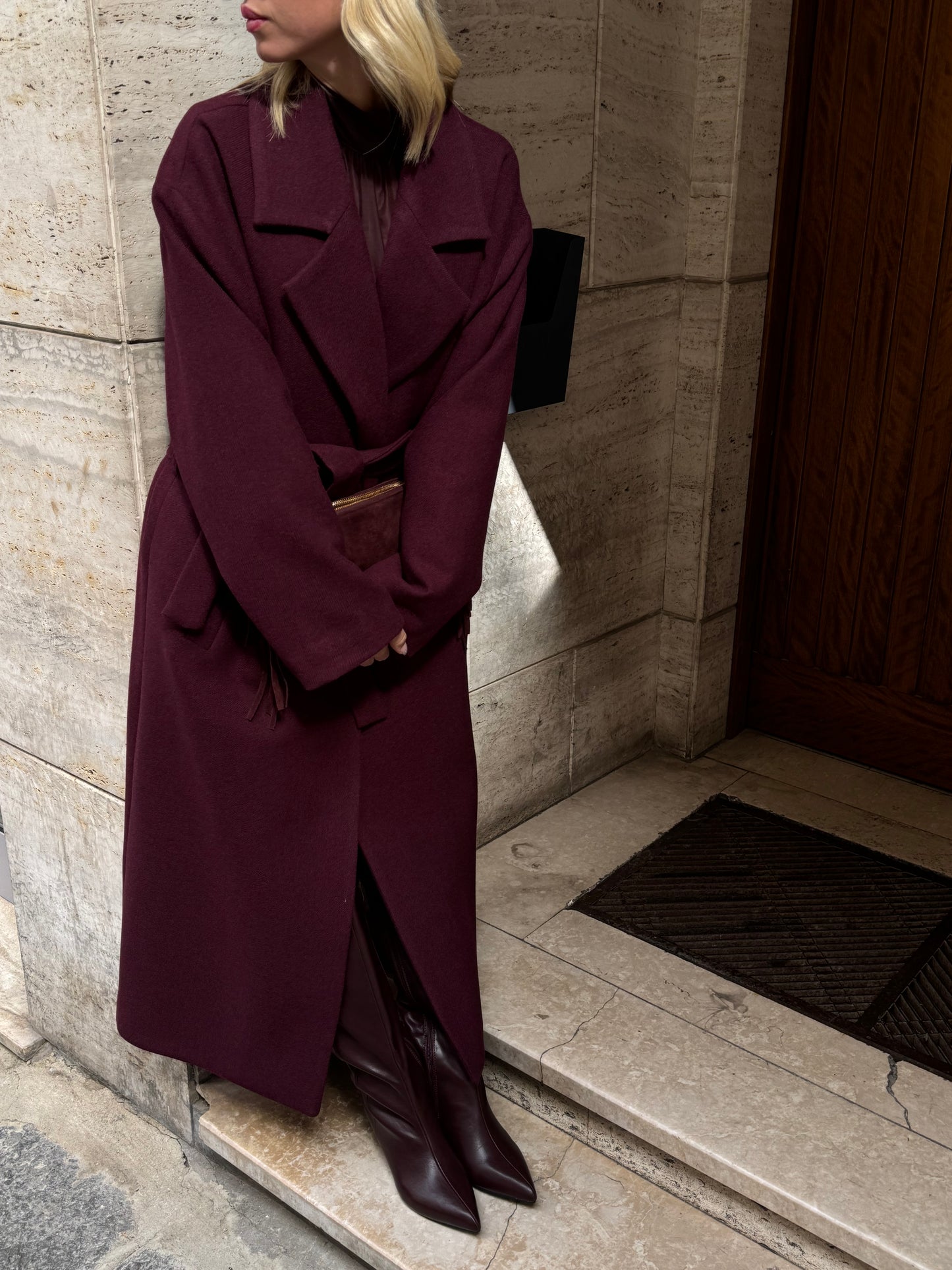Cappotto Bordeaux