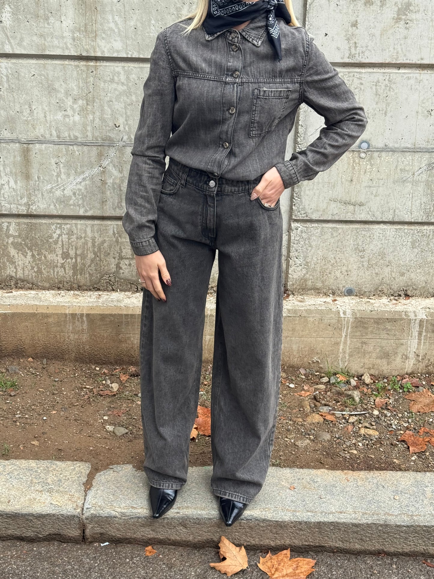 Tuta Denim Grey