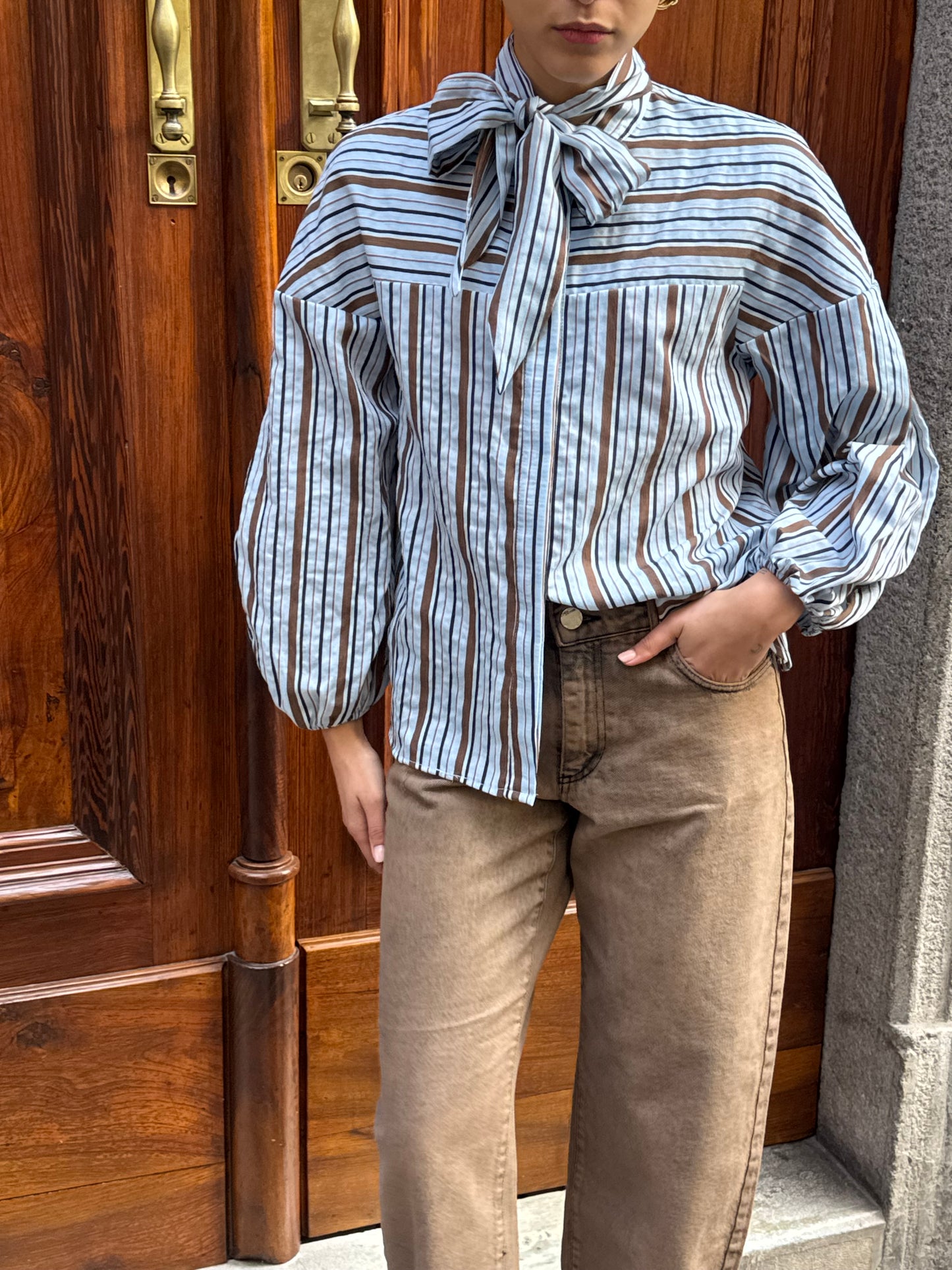 Camicia Righe | Azzurro&Terra