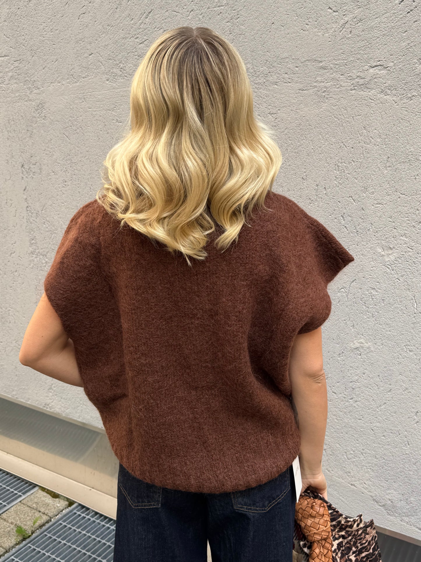 Maglia Nuvola Collo Alto | Ruggine