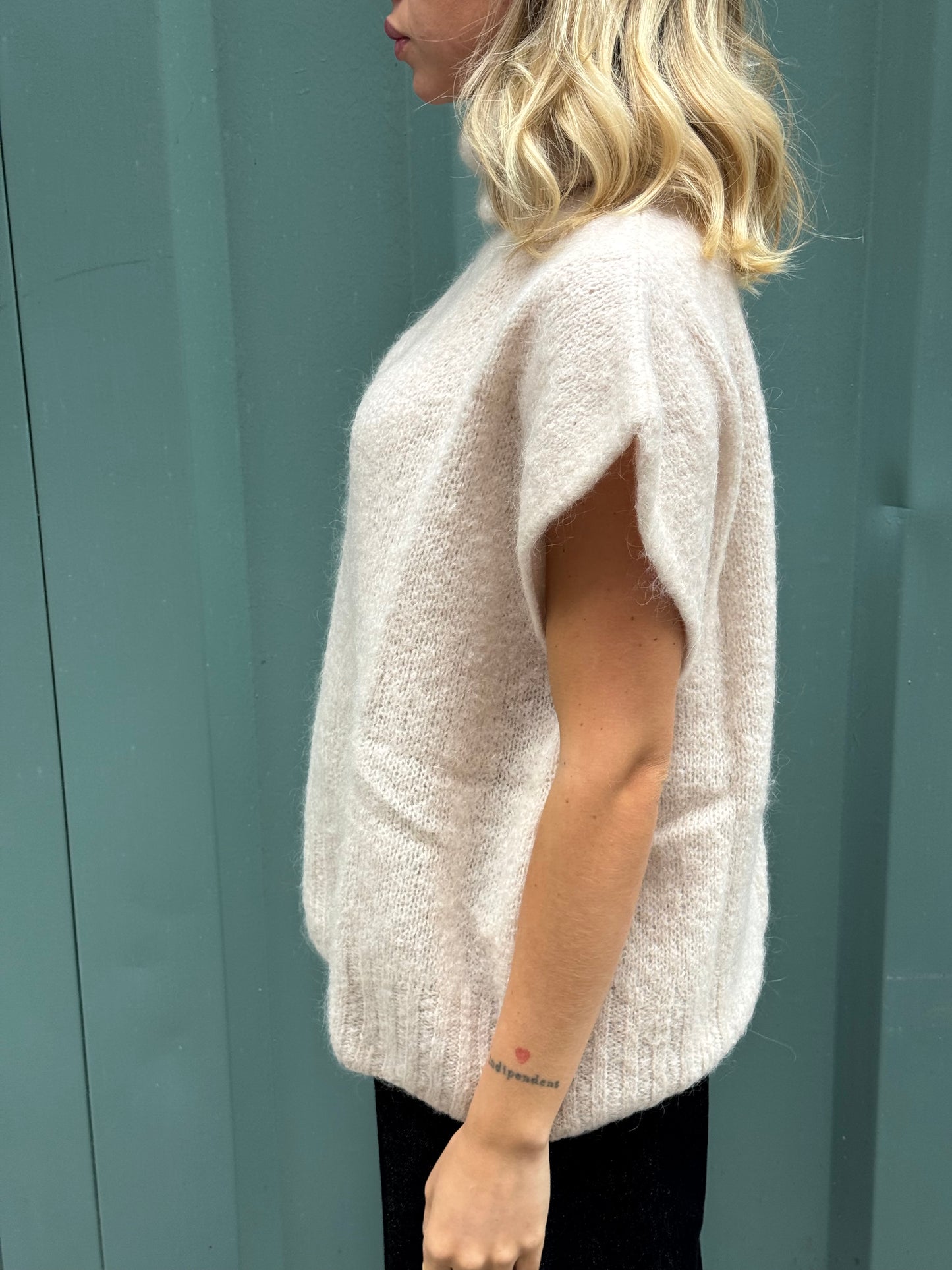 Maglia Nuvola Collo Alto | Burro