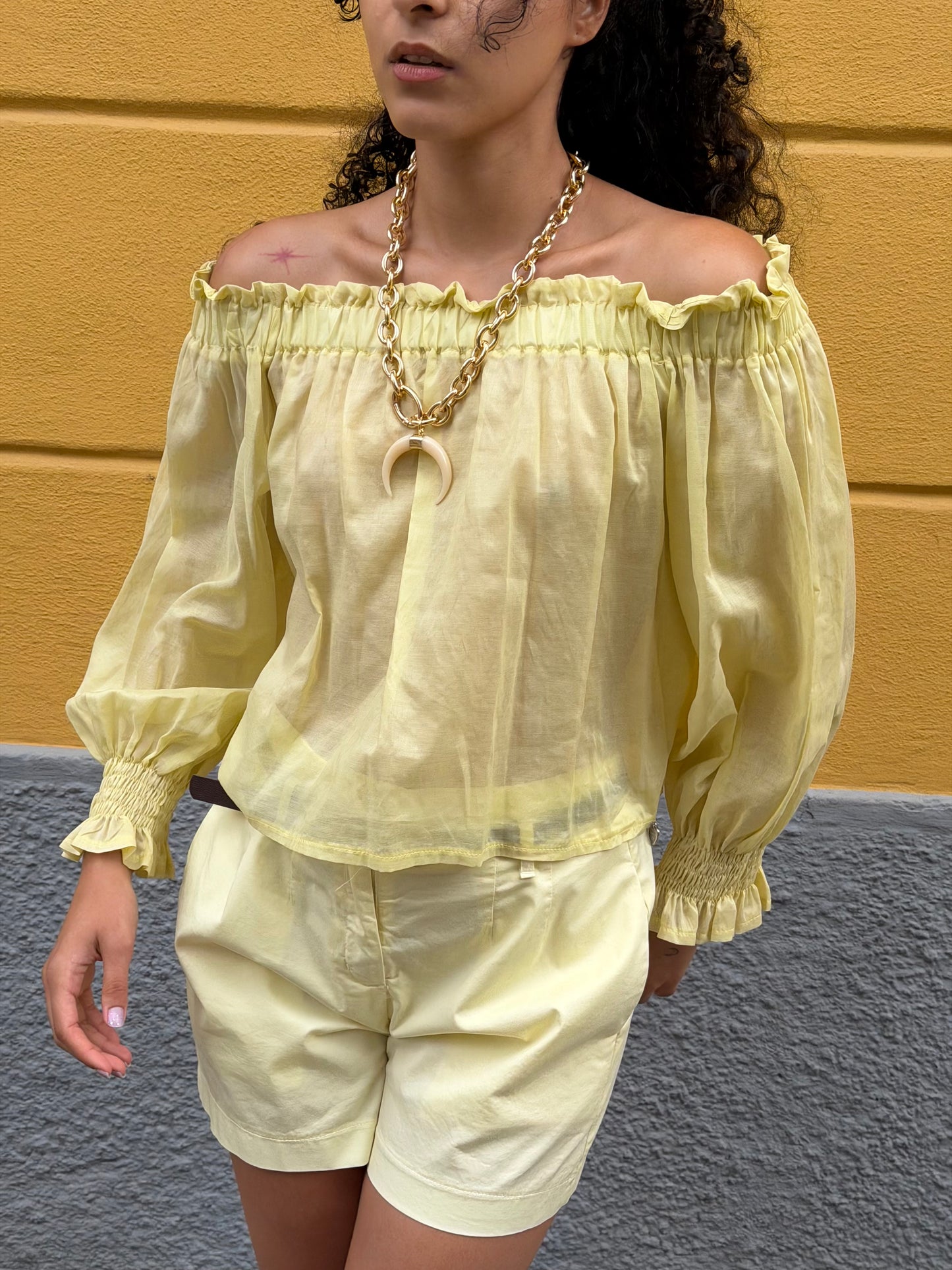 Camicia Schiffer Gialla