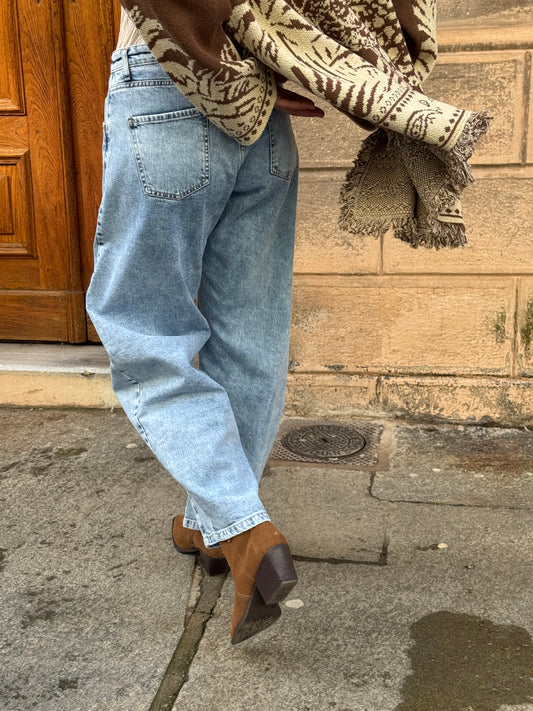 Jeans Barrel | Demin slavato