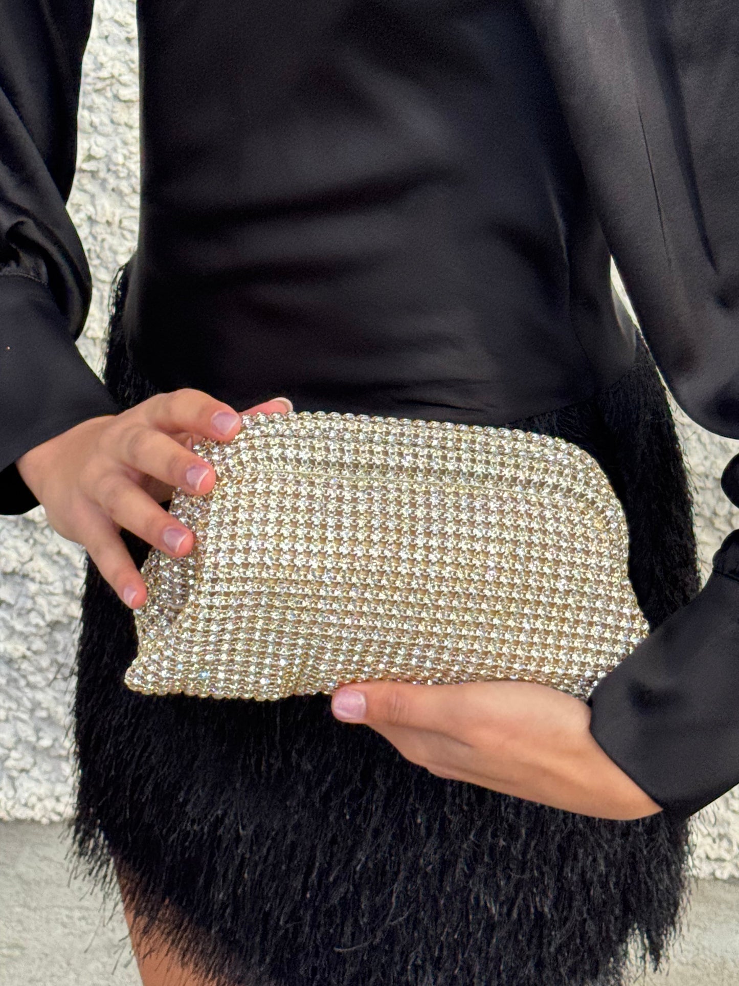 Clutch Strass | Oro