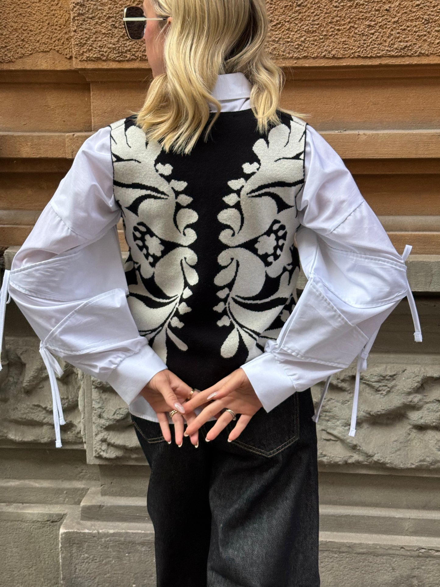 Gilet Lusi in maglia