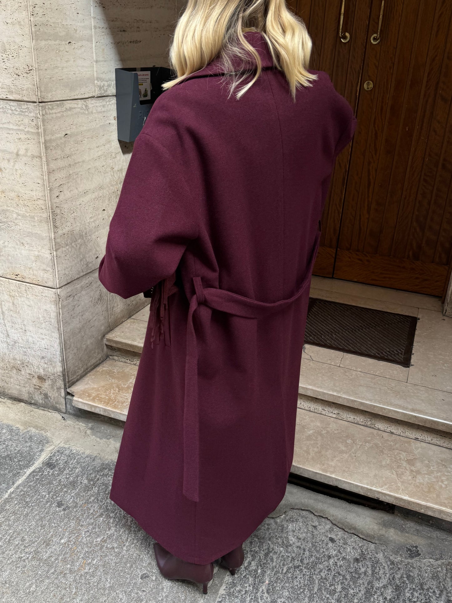 Cappotto Bordeaux