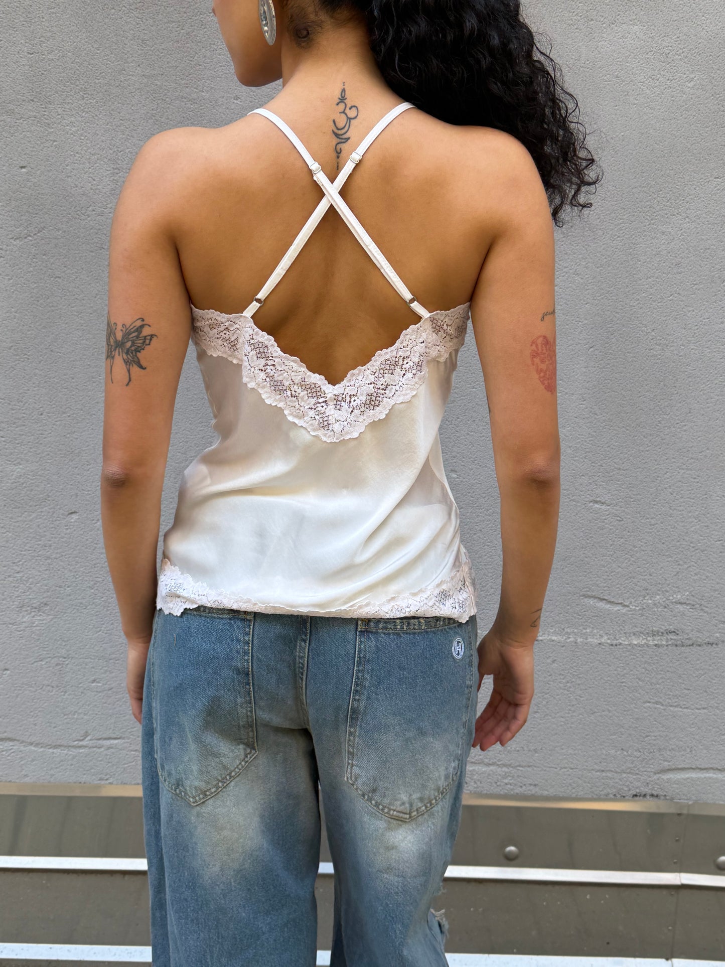 Top Satin | Panna