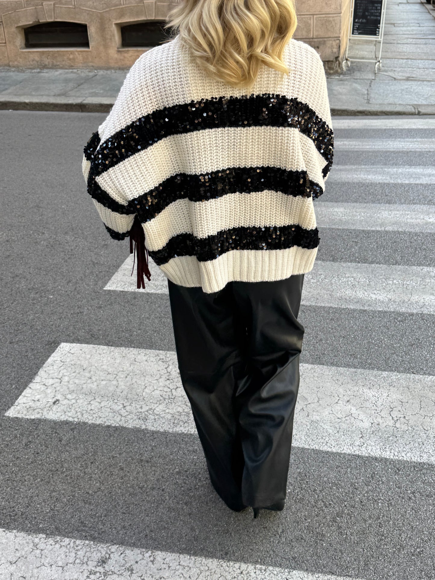 Maglia Sparkly Panna