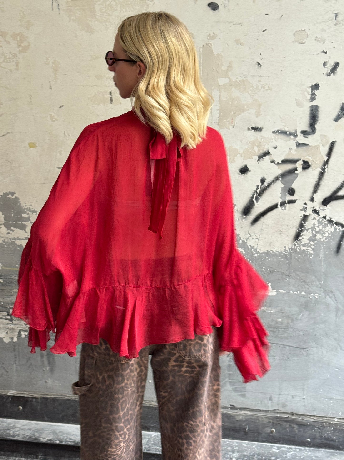 Camicia Chiffon Rouge