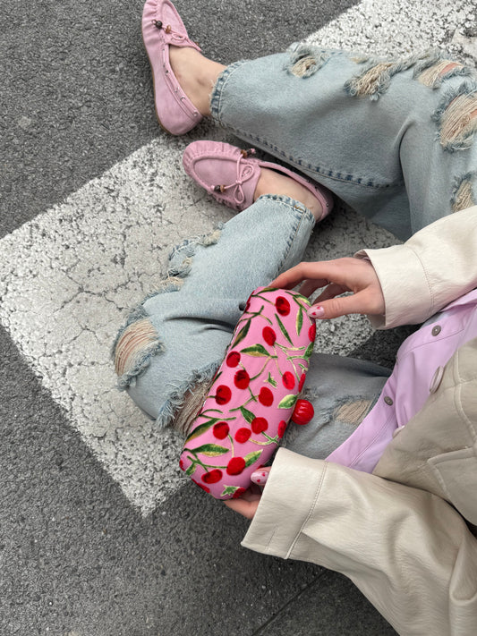 Borsa Clutch Ciliegie