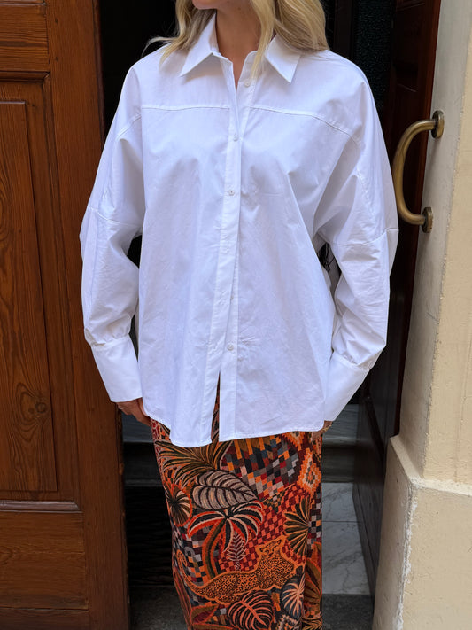 Camicia Boho Frange | Bianco