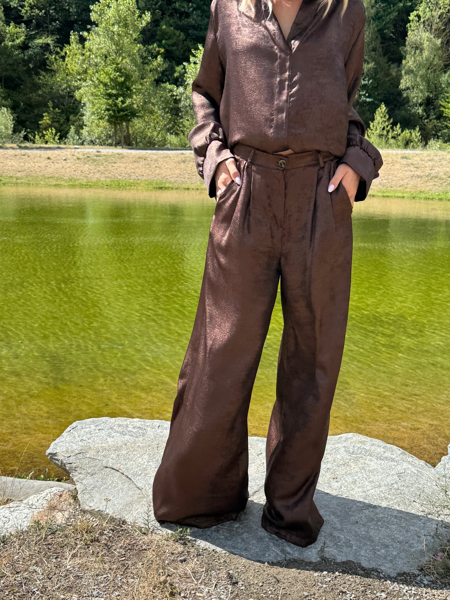 Pantalone Luce Bronzo