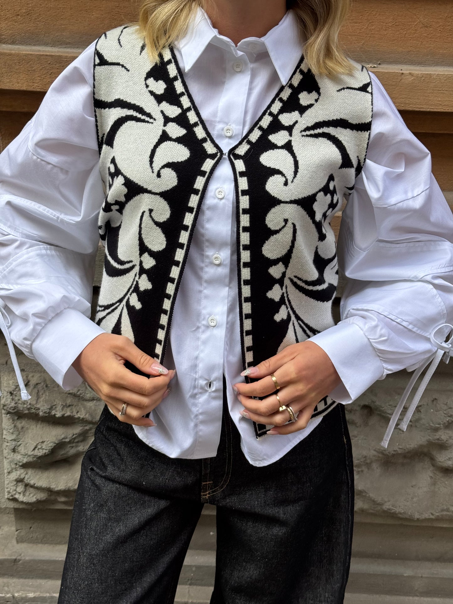 Gilet Lusi in maglia