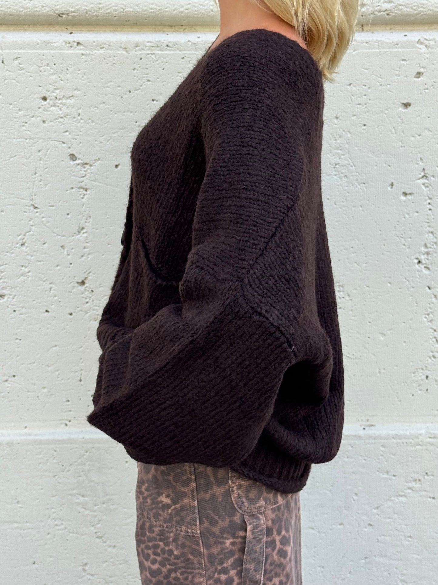 Cardigan Lora | caffè