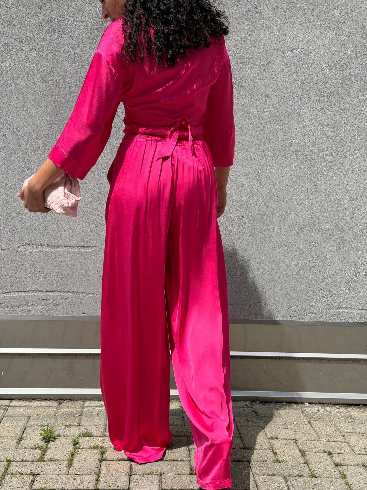 Pantalone Fluid Fucsia