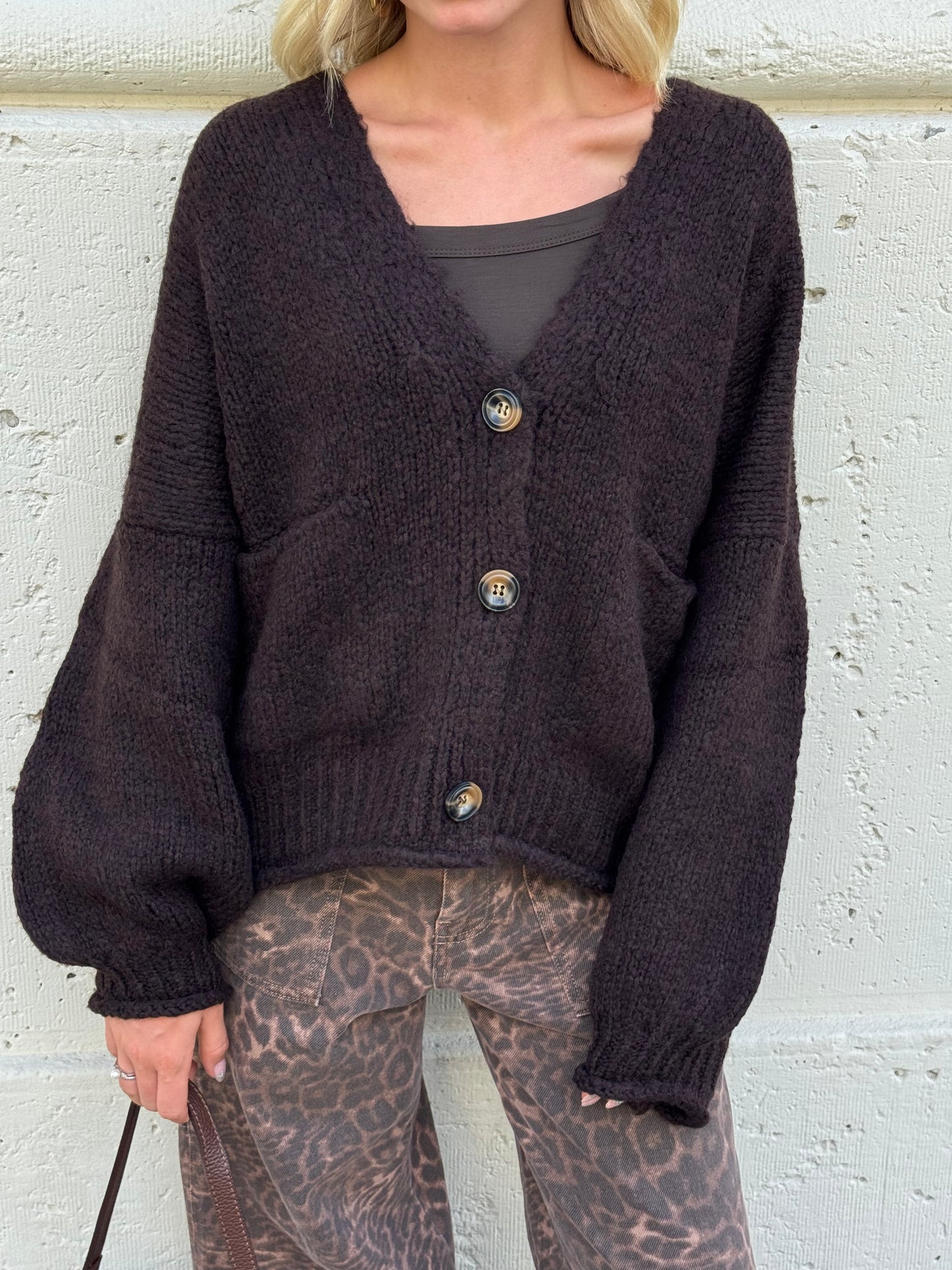 Cardigan Lora | caffè