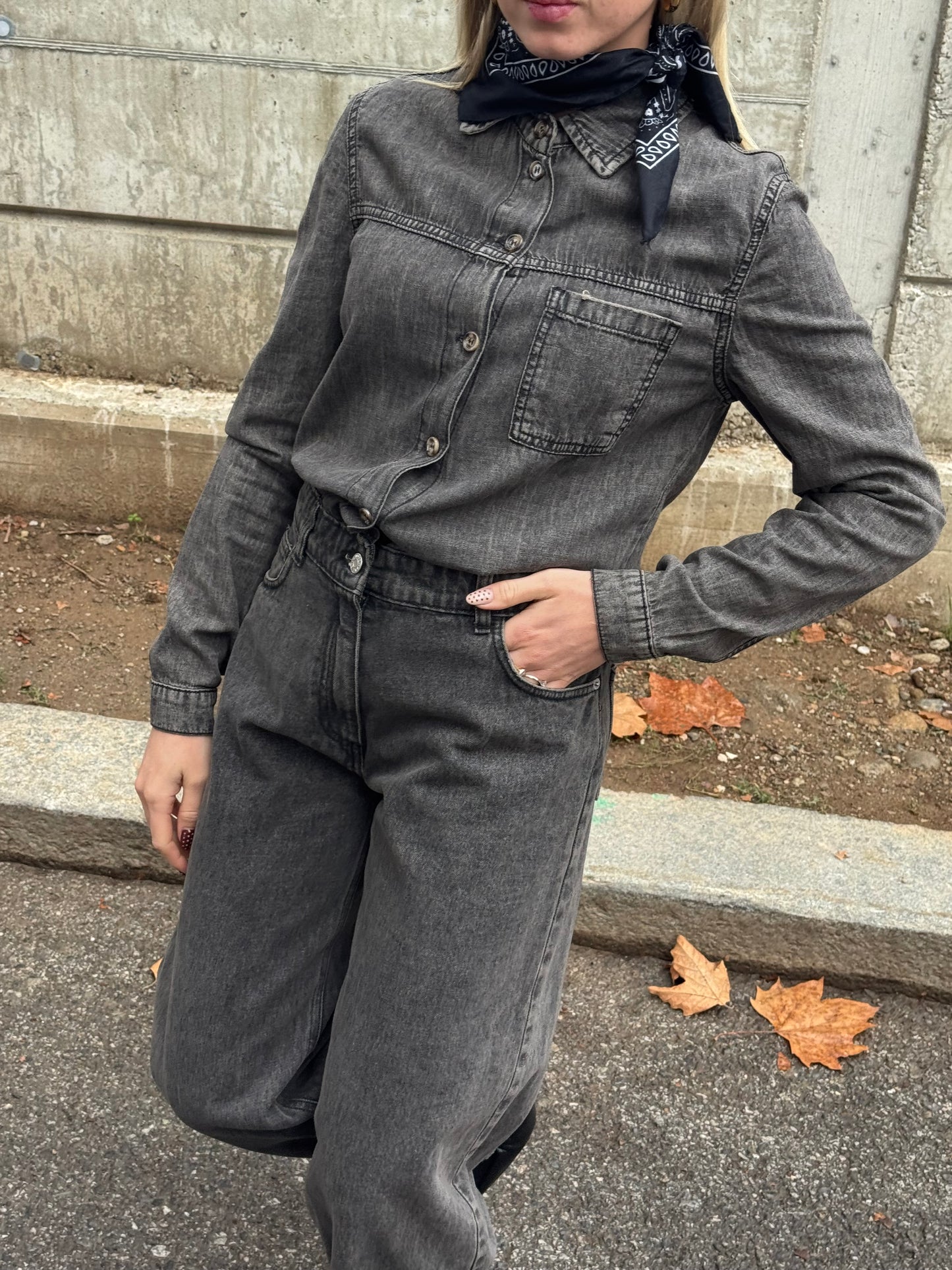 Tuta Denim Grey