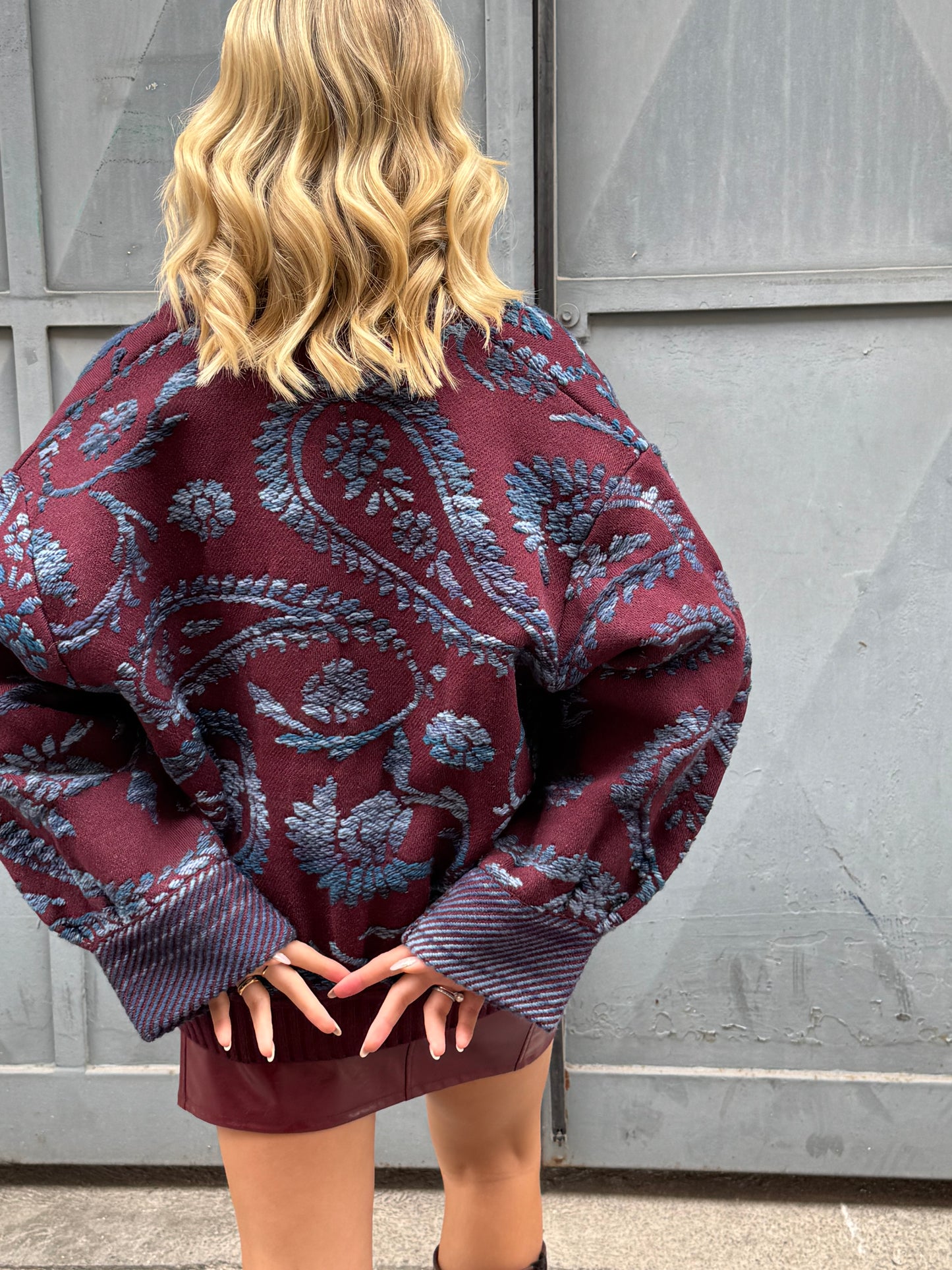 Bomber Jacquard