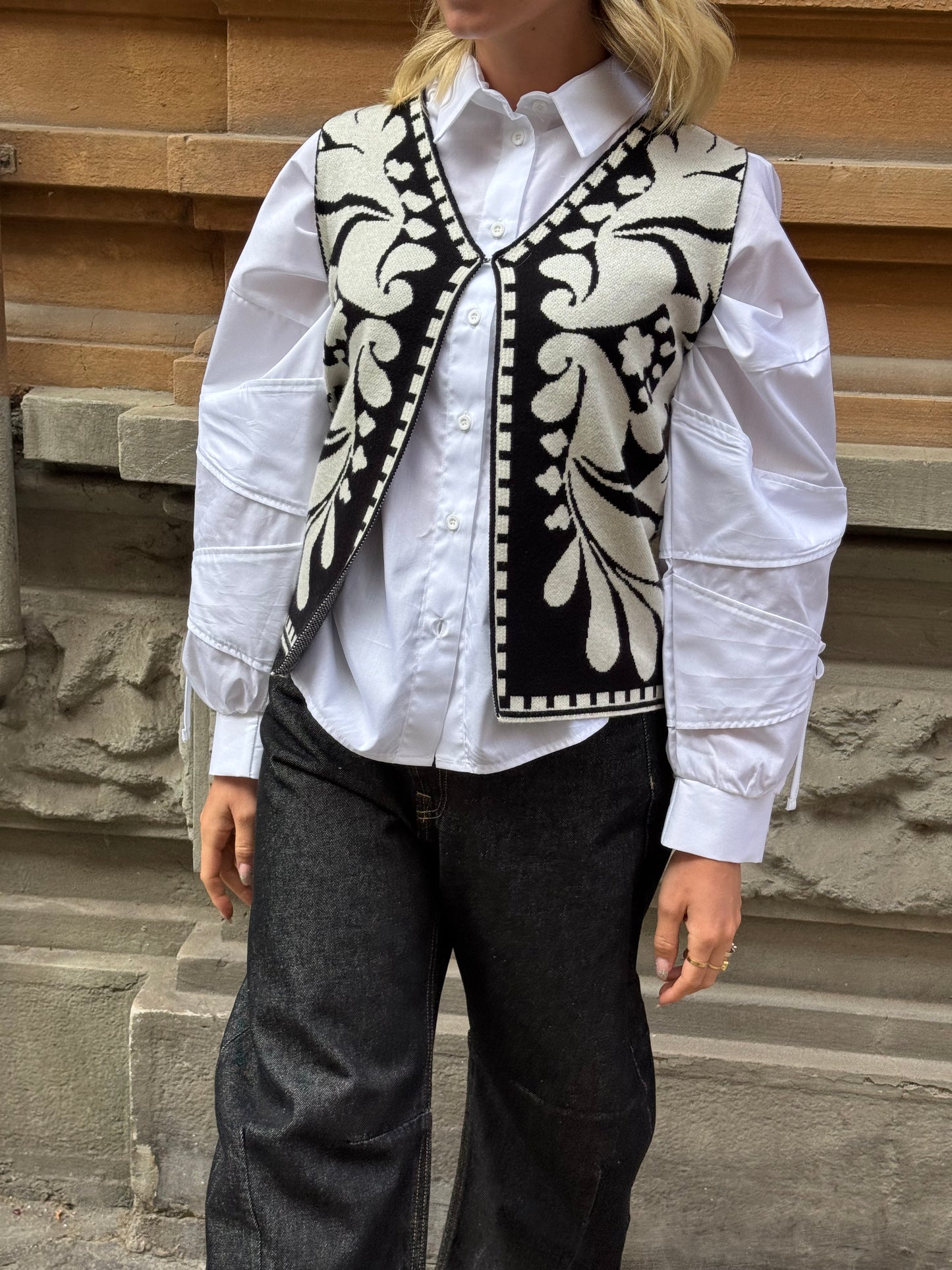 Gilet Lusi in maglia