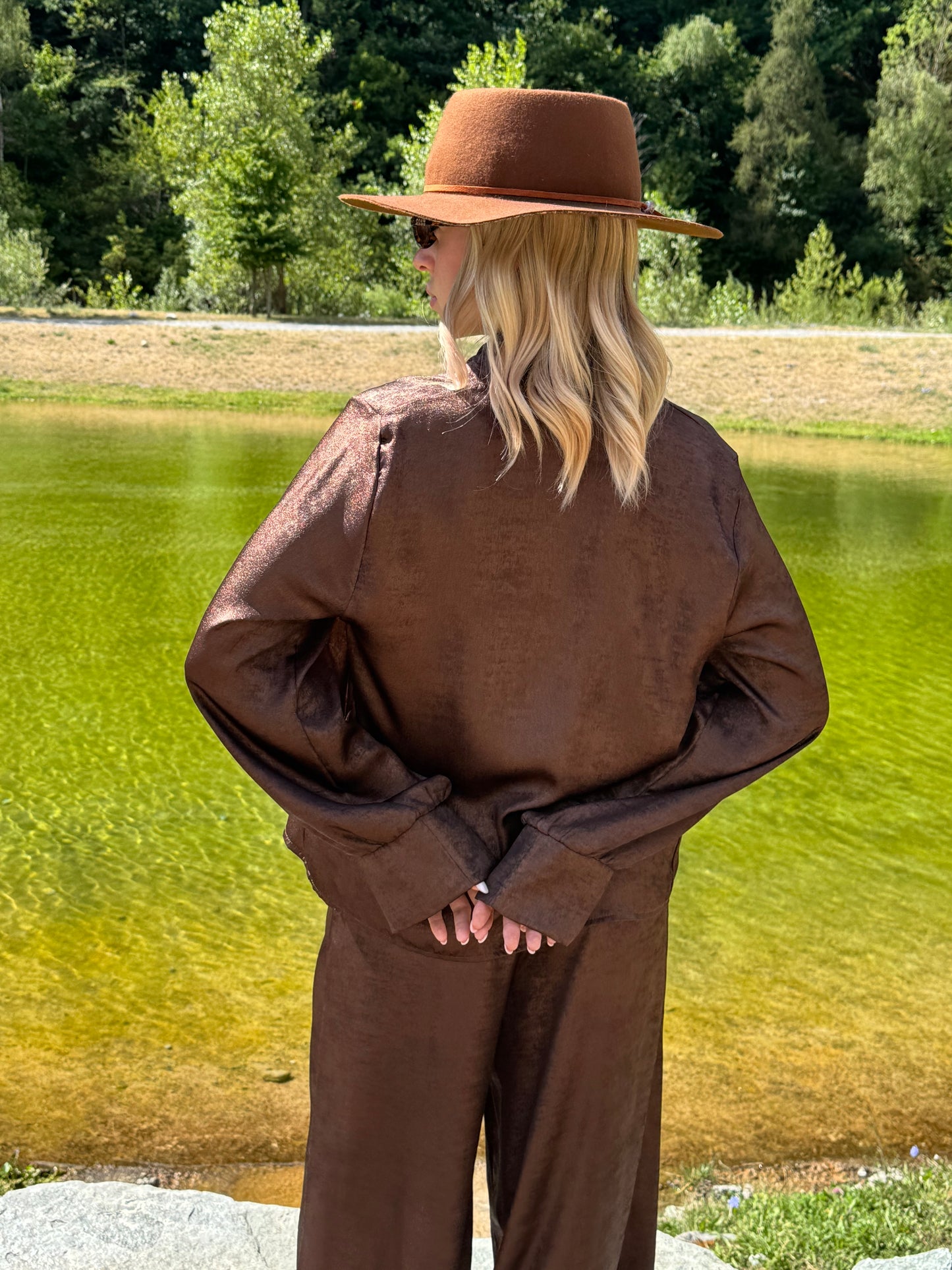Blusa Luce Bronzo
