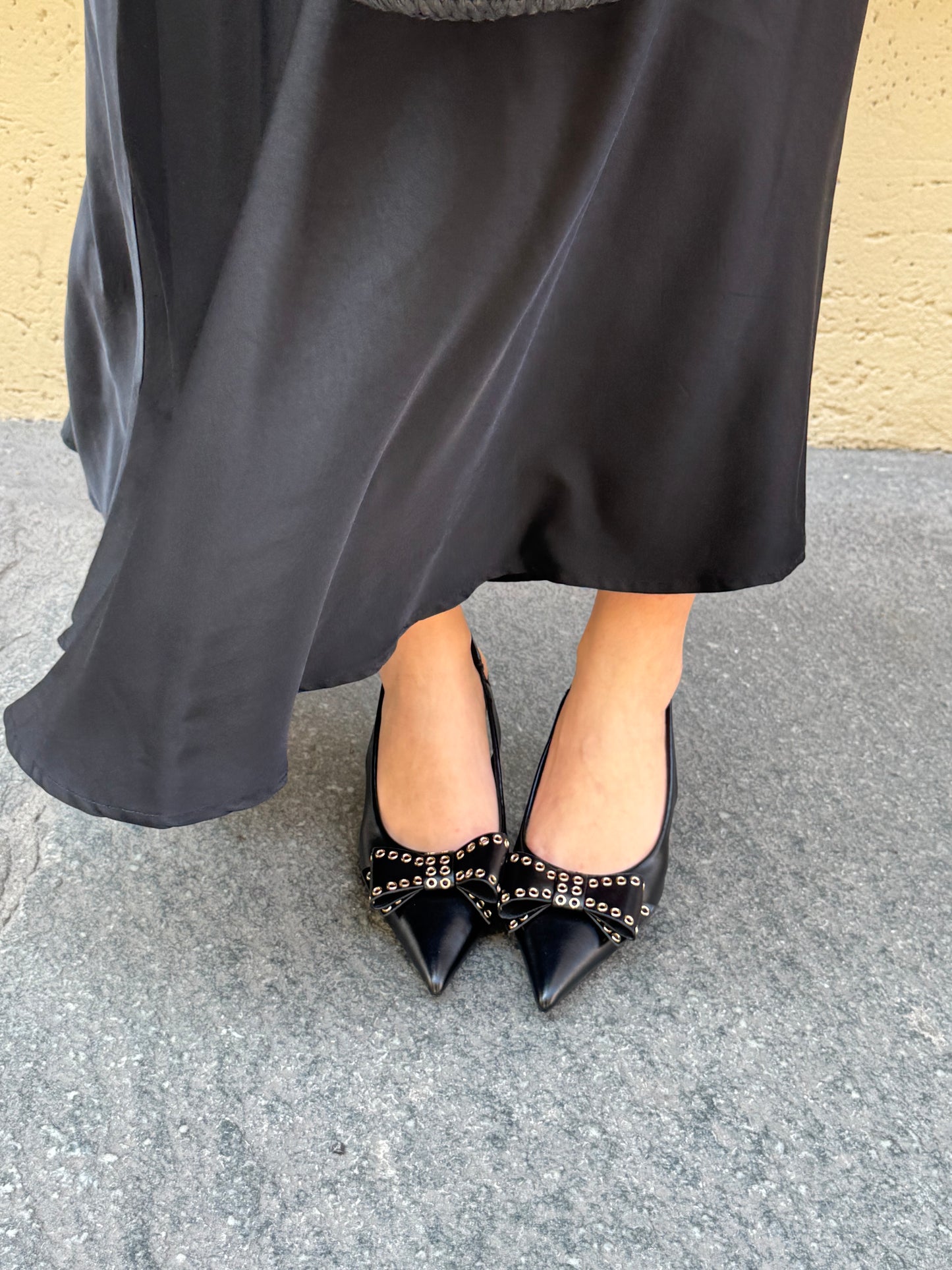 Slingback Fiocco - Nera