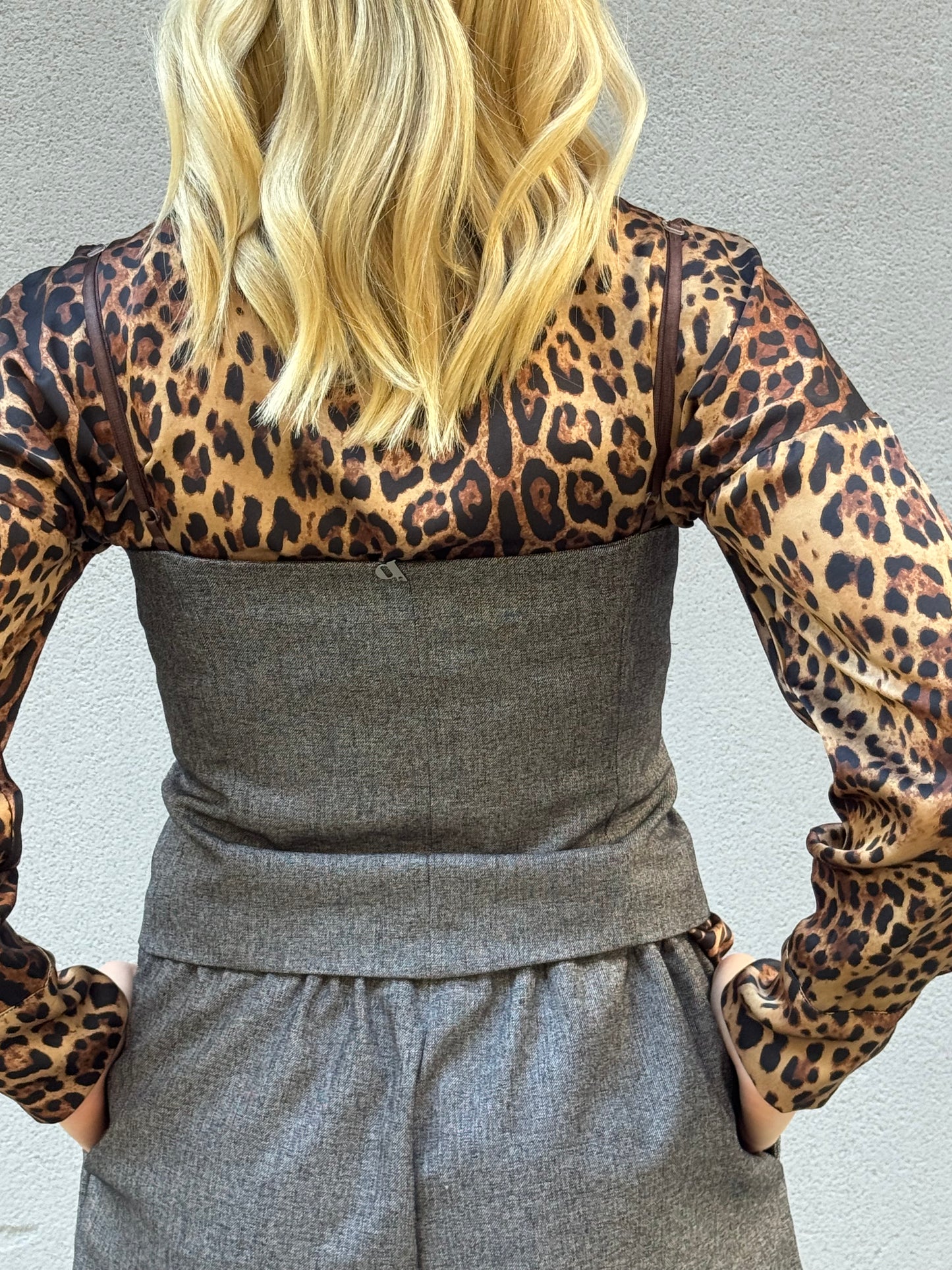 Corpetto Grigio&Pizzo