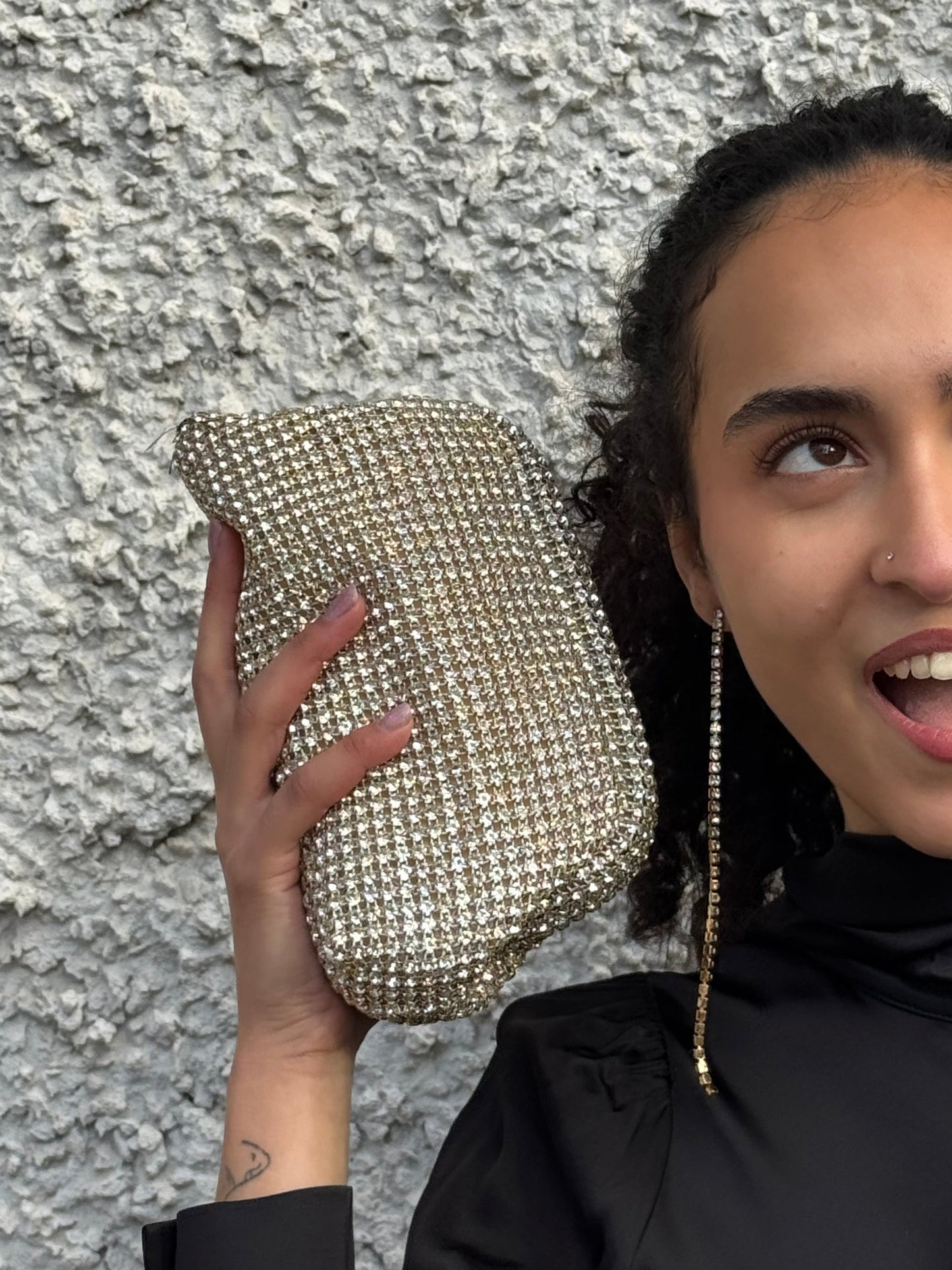 Clutch Strass | Oro