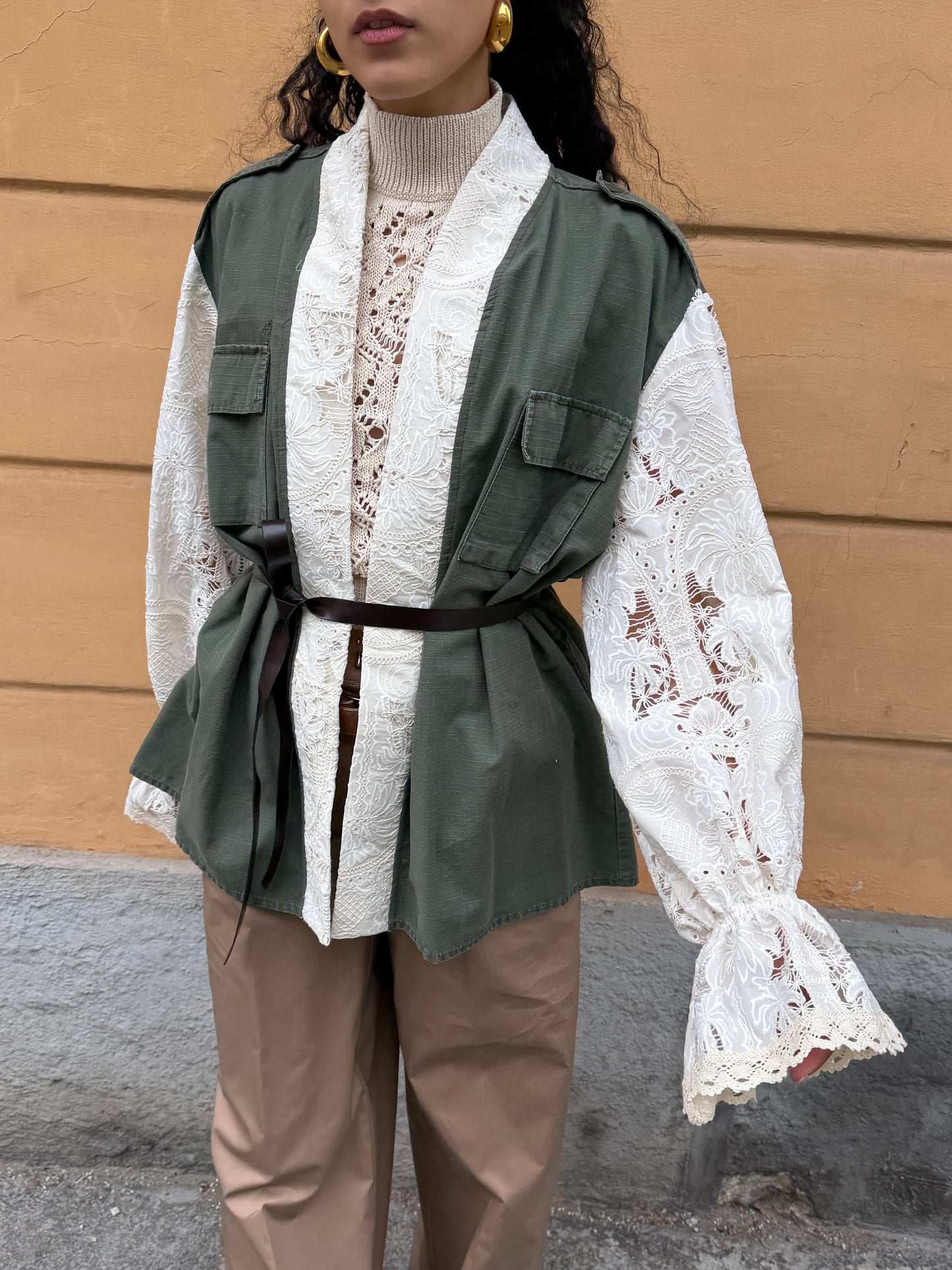 Giacca Vintage Macramè
