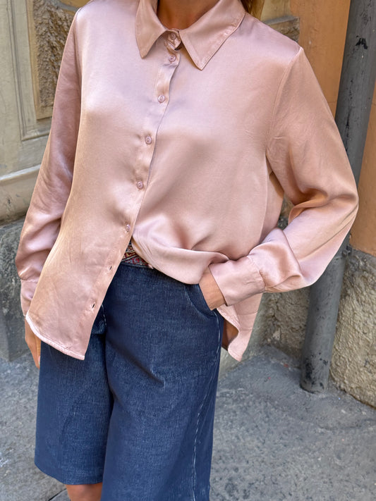Camicia Raso Soft Pink