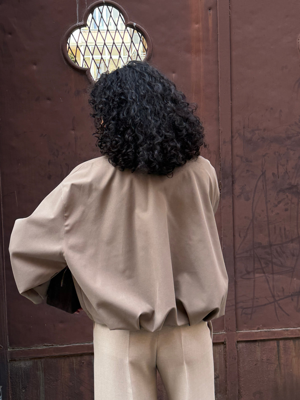 Bomber Taupe Tasconi