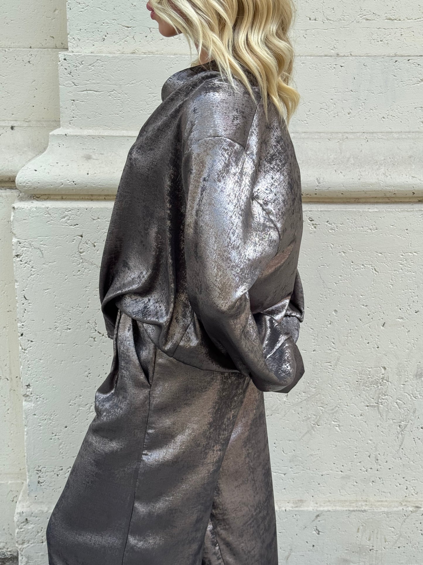 Blusa Luce Argento