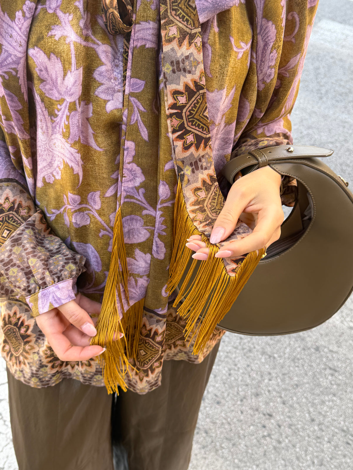Camicia Boho Multicolore