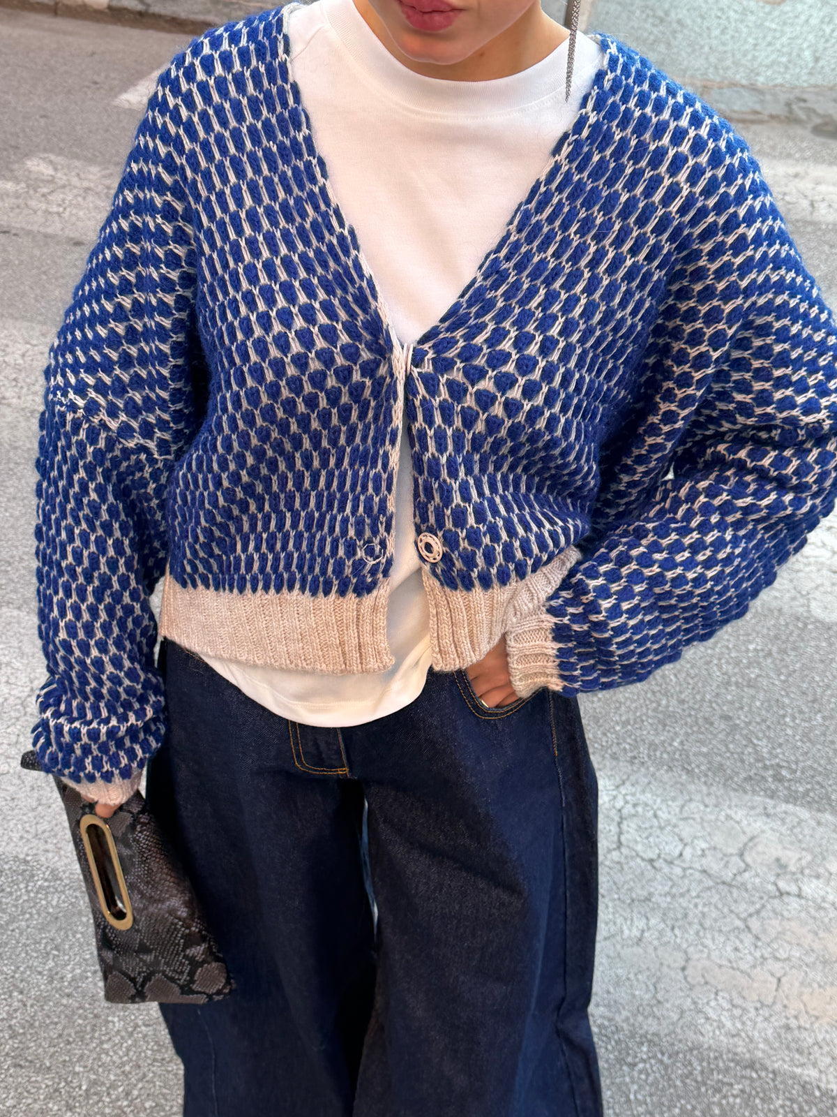 Cardigan Bubble | Bluette&Ecrù