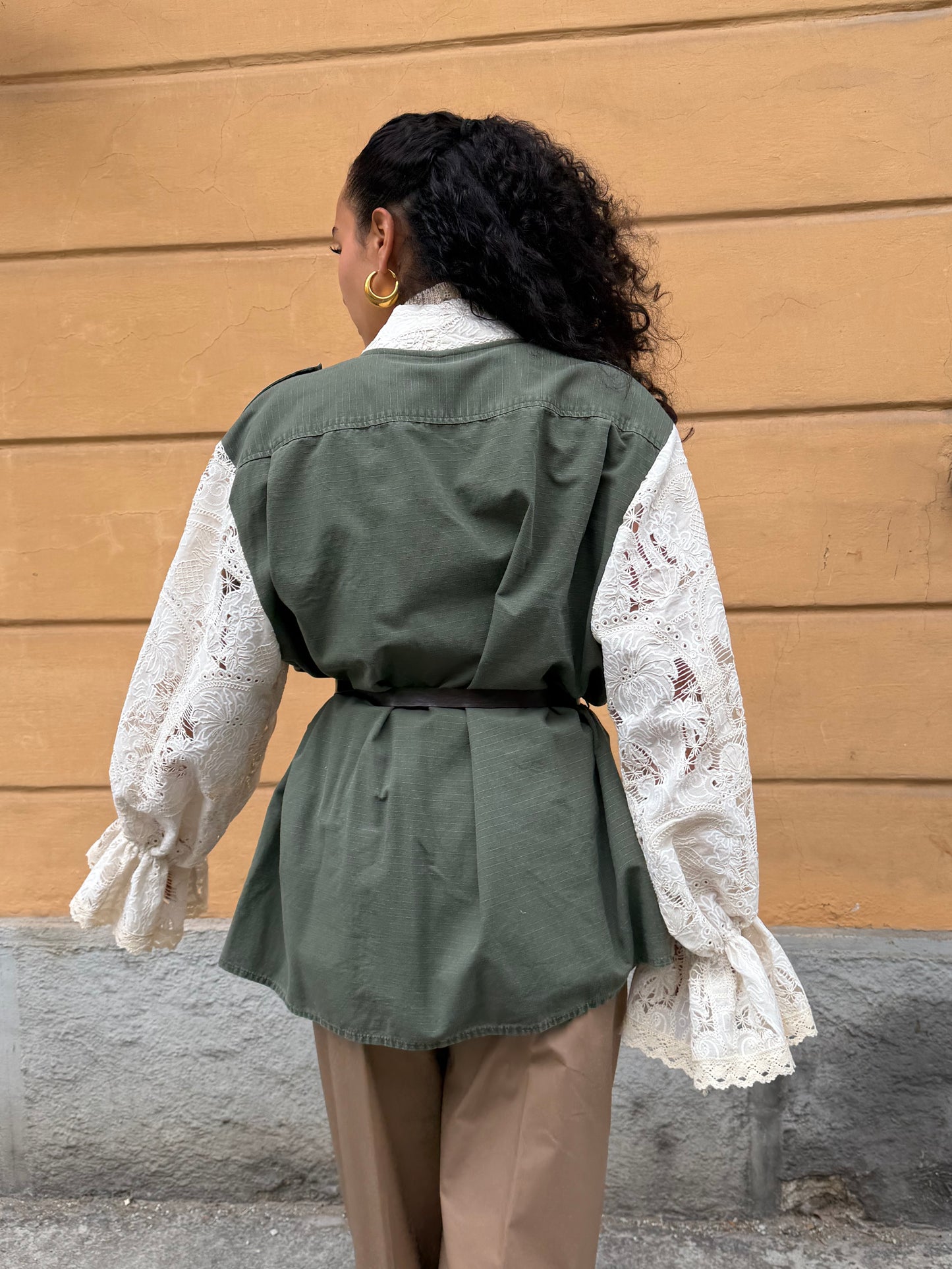 Giacca Vintage Macramè