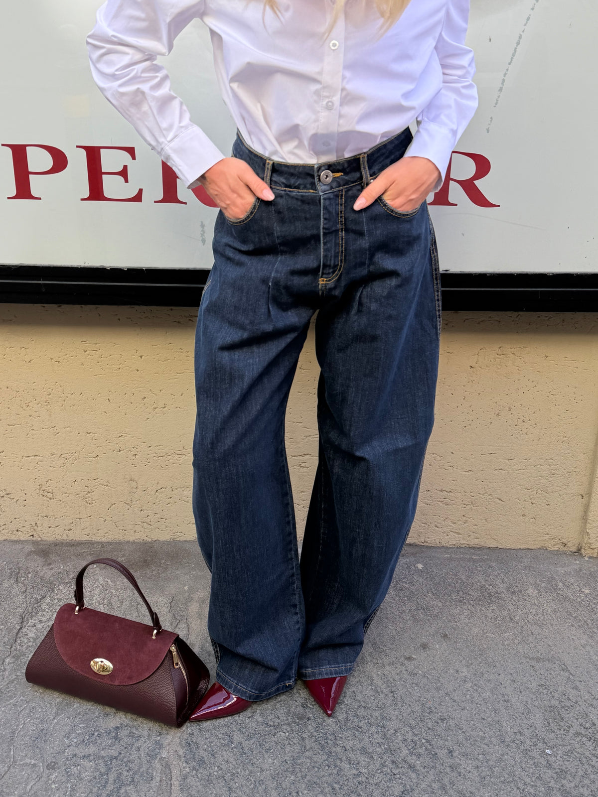 Jeans Baloon Pinces