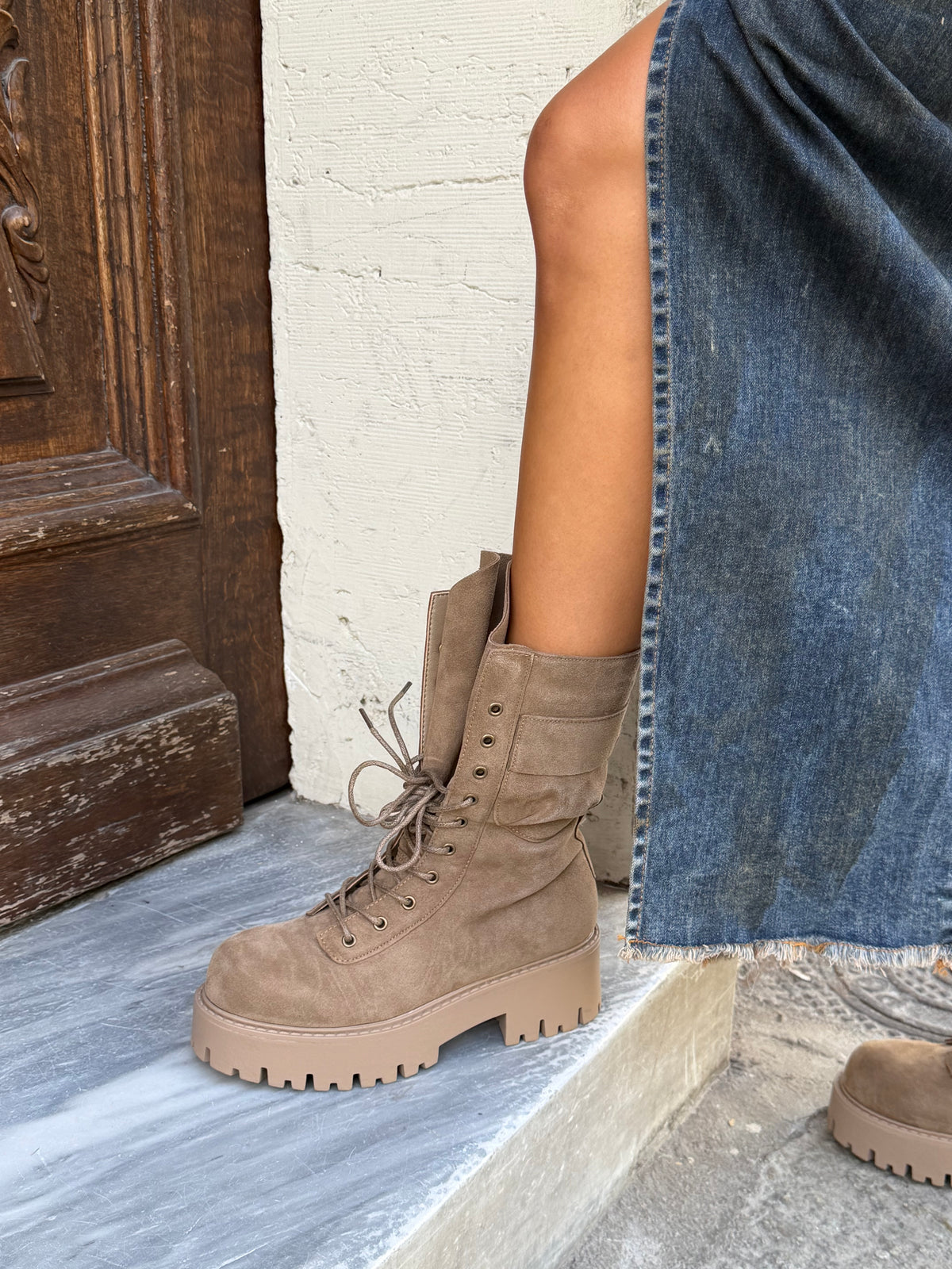 Anfibio Suede Beige