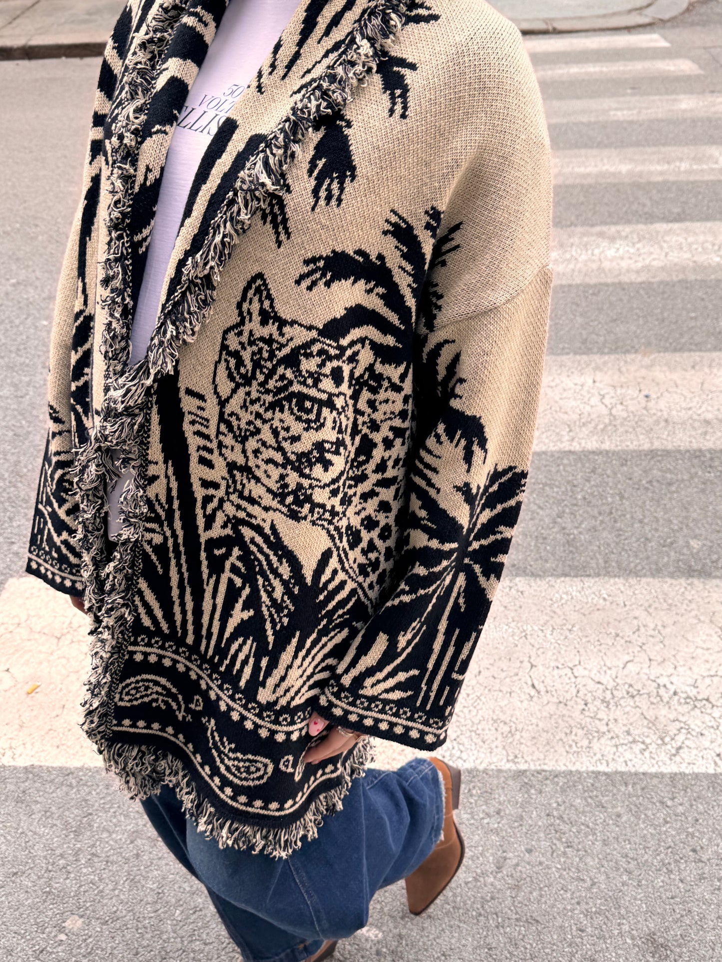 Cardigan Palme |Blue&Corda