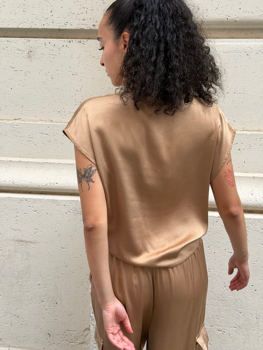 Camicia Satin Deserto