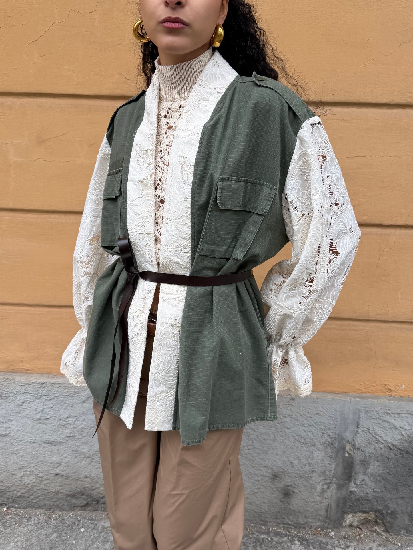 Giacca Vintage Macramè