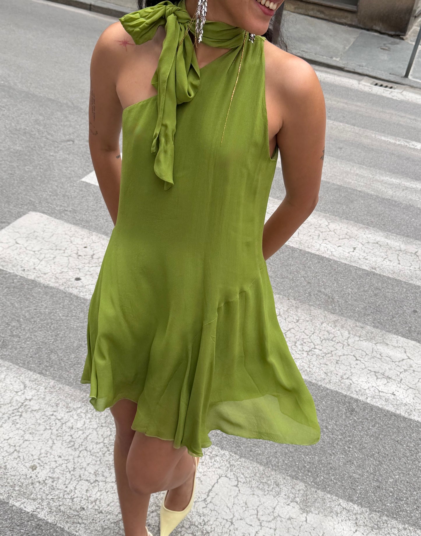Abito Monospalla Verde